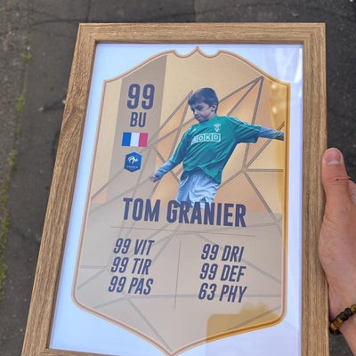 Affiche Carte Joueur FUT 100% Personnalisée