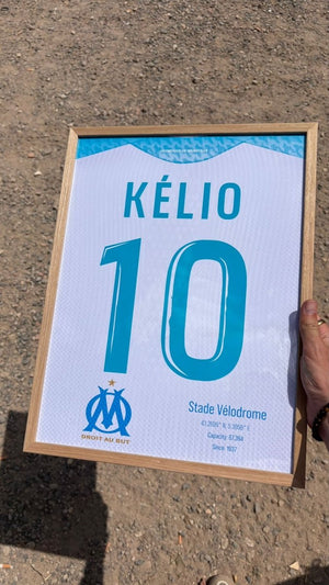 Affiche Maillot de Foot Personnalisée