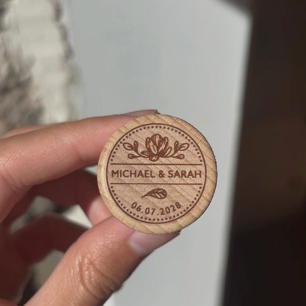 Bouchon de Vin Gravé