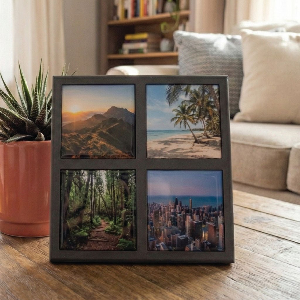 Cadre Support pour 4 Magnets | Déco Murale ou à Poser