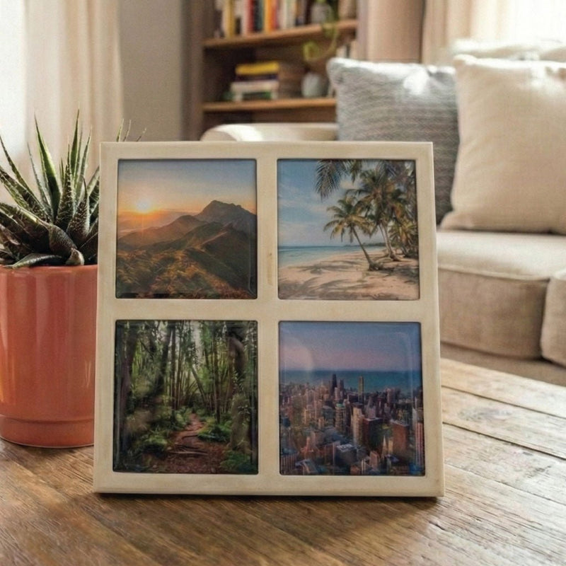 Cadre Support pour 4 Magnets | Déco Murale ou à Poser