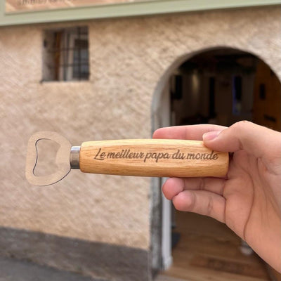 Décapsuleur Bois Personnalisé