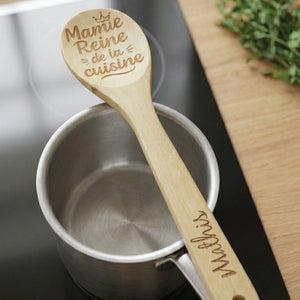 Cuillère de Cuisine en Bois Personnalisée