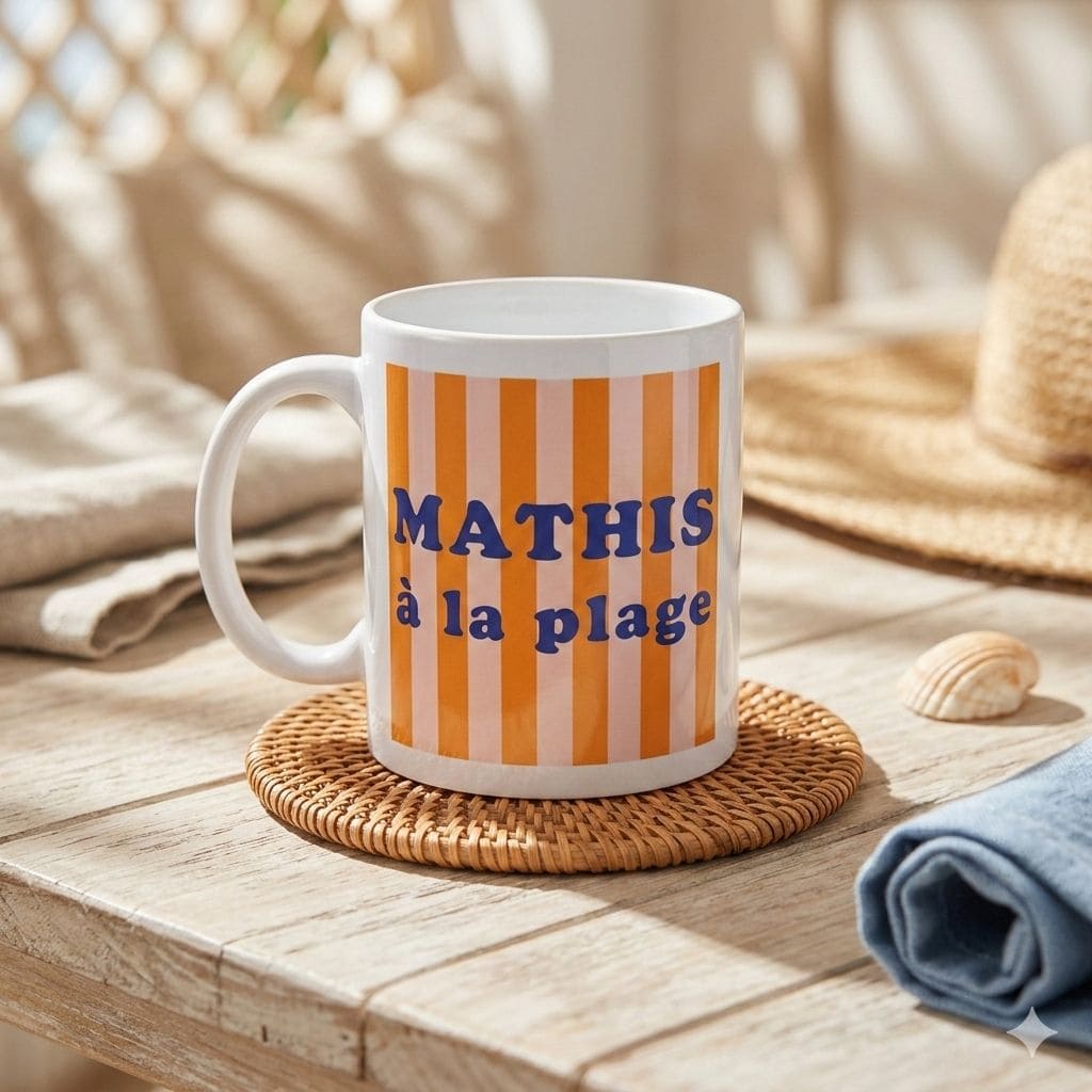 Mug Liseré Personnalisé 