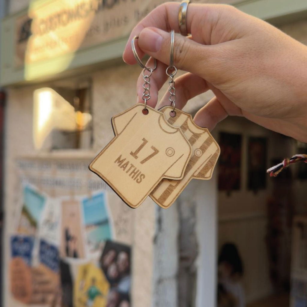 Porte-Clés Maillot de Foot Personnalisé