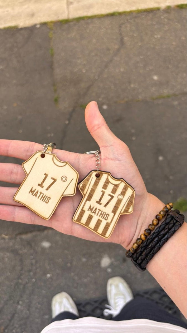 Porte-Clés Maillot de Foot Personnalisé